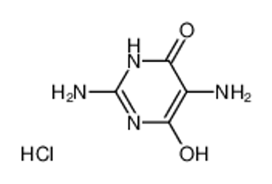 Picture of 2,5-diamino-4-hydroxy-1H-pyrimidin-6-one,hydrochloride