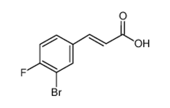 Picture of 3-Bromo-4-Fluorocinnamic Acid
