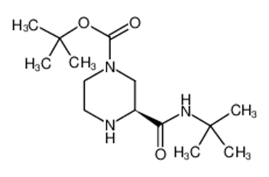 Picture of (S)-2-tert-Butylcarboxamide-4-tert-butoxycarbonyl piperazine