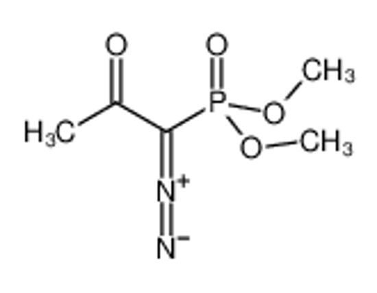 Picture of (1-Diazo-2-Oxopropyl)Phosphonic Acid Dimethyl Ester