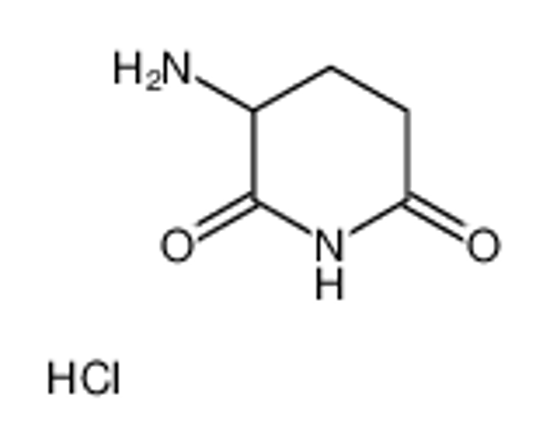 Picture of 3-aminopiperidine-2,6-dione hydrochloride