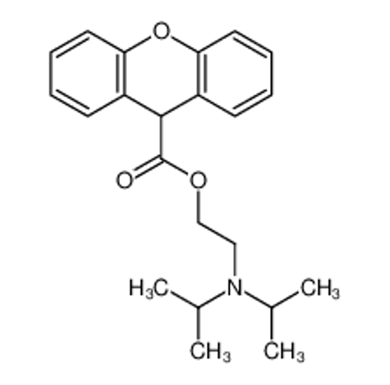 Picture of 2-[(diisopropyl)amino]ethyl 9H-xanthene-9-carboxylate