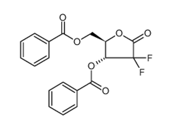 Picture of 2-Deoxy-2,2-difluoro-<small>D</small>-<i>erythro</i>-pentonic Acid γ-Lactone 3,5-Dibenzoate