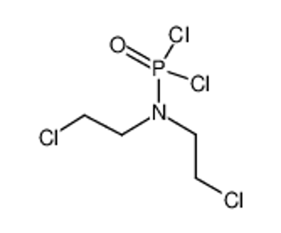 Picture of 2-chloro-N-(2-chloroethyl)-N-dichlorophosphorylethanamine
