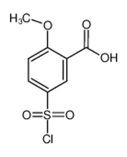 Picture of 5-Chlorosulfonyl-2-Methoxybenzoic Acid