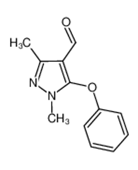 Picture of 1,3-dimethyl-5-phenoxypyrazole-4-carbaldehyde