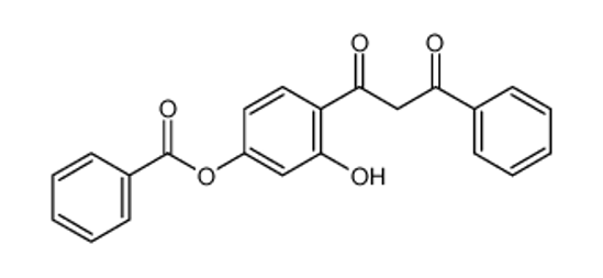 Picture of [3-hydroxy-4-(3-oxo-3-phenylpropanoyl)phenyl] benzoate