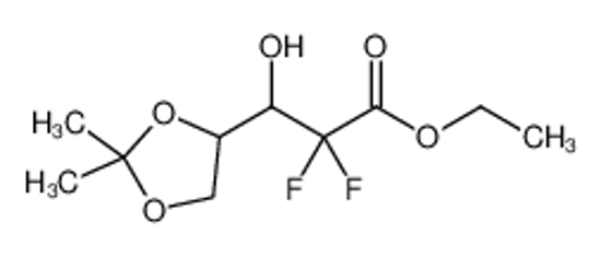 Picture of Ethyl (3R,S)-2,2-difluoro-3-hydroxy-3-(2,2-dimethyldioxolan-4-yl)propionate