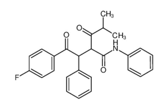 Picture of 2-[2-(4-Fluorophenyl)-2-oxo-1-phenylethyl]-4-methyl-3-oxo-N-phenylpentanamide