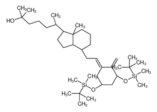 Picture of (1S,3R,5Z,8ξ)-1,3-Bis{[dimethyl(2-methyl-2-propanyl)silyl]oxy}-9, 10-secocholesta-5,10-dien-25-ol