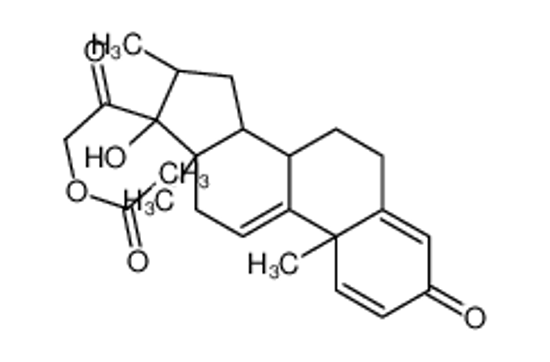 Picture of (16α)-17-Hydroxy-16-methyl-3,20-dioxopregna-1,4,9(11)-trien-21-yl acetate