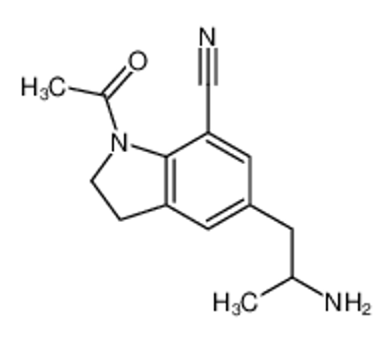 Picture of 1-Acetyl-5-(2-aminopropyl)indoline-7-carbonitrile