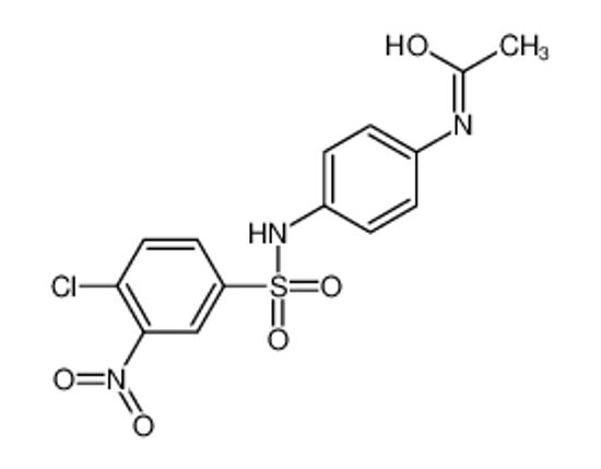 Picture of N-[4-[(4-chloro-3-nitrophenyl)sulfonylamino]phenyl]acetamide