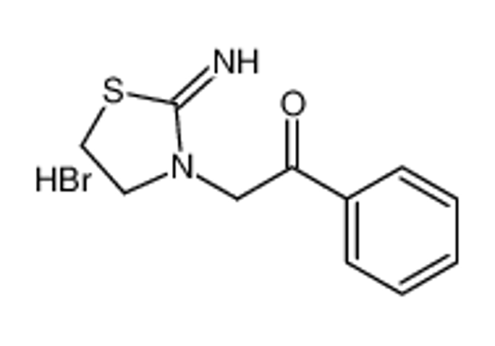 Picture of 2-(2-imino-1,3-thiazolidin-3-yl)-1-phenylethanone,hydrobromide