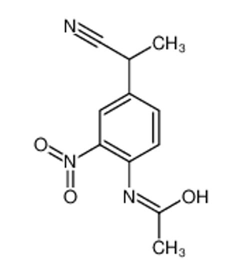 Picture of N-[4-(1-cyanoethyl)-2-nitrophenyl]acetamide