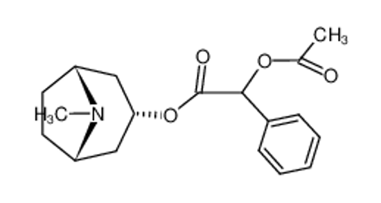 Picture of (+/-)-acetoxy-phenyl-acetic acid tropane-3endo-yl ester