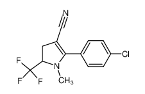 Picture of 2-(p-chlorophenyl)-1-methyl-5-(trifluoromethyl)-2-pyrroline-3-carbonitrile