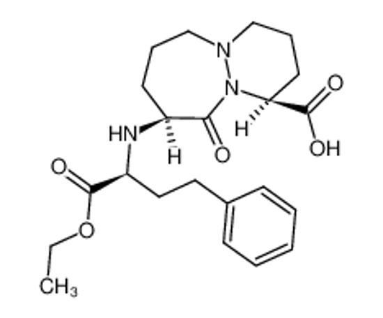 Изображение (4S,7S)-7-[[(2S)-1-ethoxy-1-oxo-4-phenylbutan-2-yl]amino]-6-oxo-1,2,3,4,7,8,9,10-octahydropyridazino[1,2-a]diazepine-4-carboxylic acid