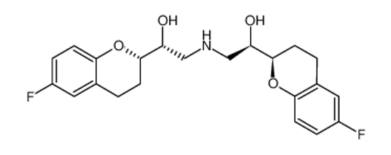 Picture of 2,2'-iminobis[1-(6-fluoro-3,4-dihydro-2H-chromen-2-yl)ethanol]