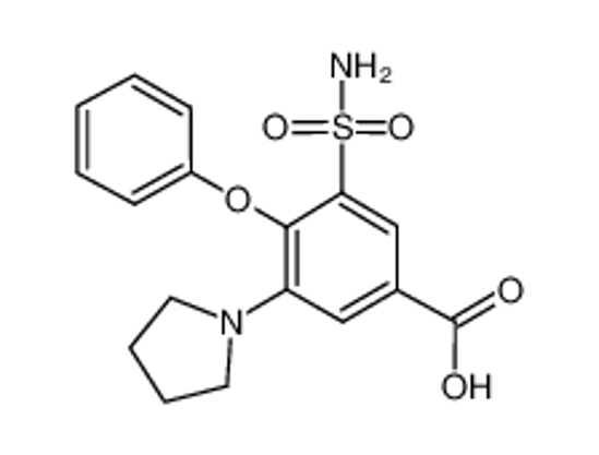 Picture of 4-phenoxy-3-pyrrolidin-1-yl-5-sulfamoylbenzoic acid