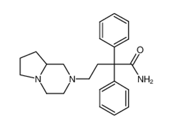 Picture of 4-(3,4,6,7,8,8a-hexahydro-1H-pyrrolo[1,2-a]pyrazin-2-yl)-2,2-diphenylbutanamide