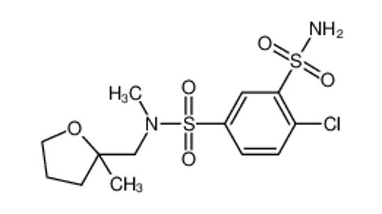 Picture of 4-chloro-1-N-methyl-1-N-[(2-methyloxolan-2-yl)methyl]benzene-1,3-disulfonamide