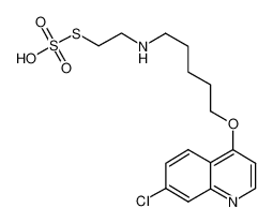 Picture of 7-chloro-4-[5-(2-sulfosulfanylethylamino)pentoxy]quinoline
