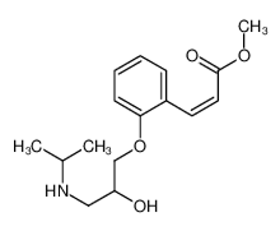 Picture of methyl (E)-3-[2-[2-hydroxy-3-(propan-2-ylamino)propoxy]phenyl]prop-2-enoate