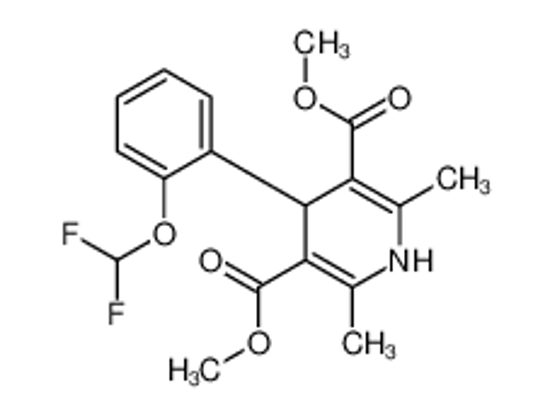 Picture of dimethyl 4-[2-(difluoromethoxy)phenyl]-2,6-dimethyl-1,4-dihydropyridine-3,5-dicarboxylate