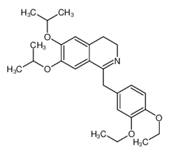 Picture of 1-[(3,4-diethoxyphenyl)methyl]-6,7-di(propan-2-yloxy)-3,4-dihydroisoquinoline