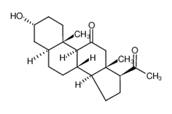Picture of (3R,5S,8S,9S,10S,13S,14S,17S)-17-acetyl-3-hydroxy-10,13-dimethyl-1,2,3,4,5,6,7,8,9,12,14,15,16,17-tetradecahydrocyclopenta[a]phenanthren-11-one