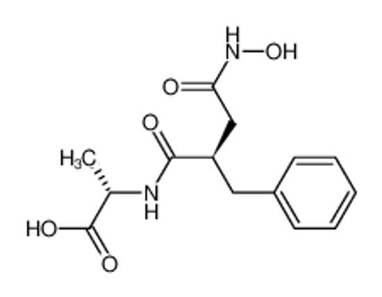 Picture of (2S)-2-[[(2R)-2-benzyl-4-(hydroxyamino)-4-oxobutanoyl]amino]propanoic acid