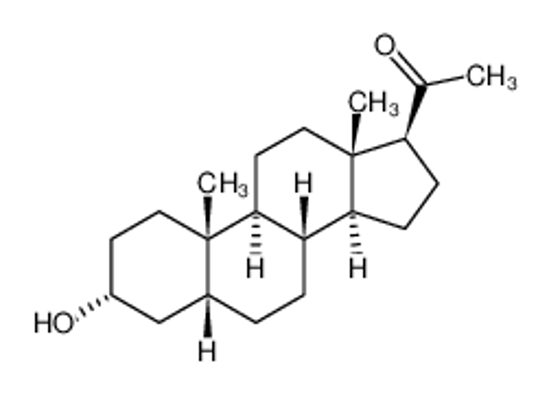 Изображение 3α-hydroxy-5β-pregnan-20-one