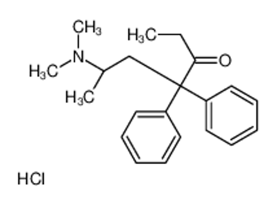 Picture of (6R)-6-(Dimethylamino)-4,4-diphenyl-3-heptanone hydrochloride (1: 1)