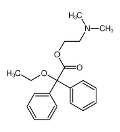 Picture of 2-(dimethylamino)ethyl 2-ethoxy-2,2-diphenylacetate