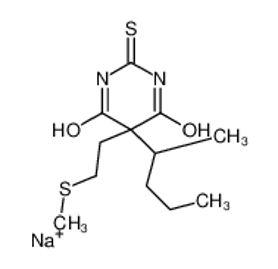 Изображение sodium,5-(2-methylsulfanylethyl)-5-pentan-2-yl-2-sulfanylidenepyrimidin-3-ide-4,6-dione