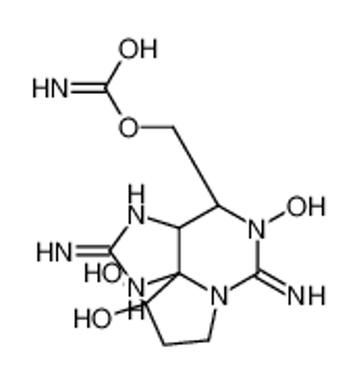 Изображение [(3aS,4R,10aS)-2-amino-5,10,10-trihydroxy-6-imino-3a,4,8,9-tetrahydro-3H-pyrrolo[1,2-c]purin-4-yl]methyl carbamate