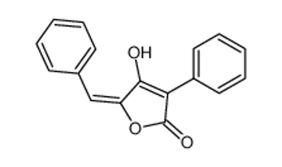 Picture of (E)-5-benzylidene-4-hydroxy-3-phenylfuran-2(5H)-one