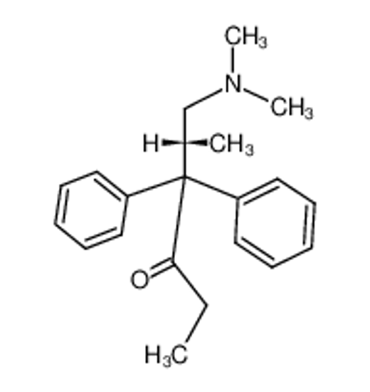 Picture of (R)-1-dimethylamino-2-methyl-3.3-diphenyl-hexanone-(4)