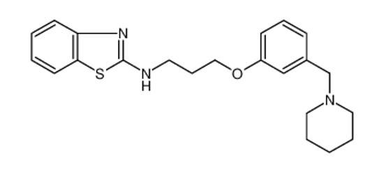 Picture of Zolantidine dimaleate,N-[3-[3-(1-Piperidinylmethyl)phenoxy]propyl]-2-benzothiazolaminedimaleate