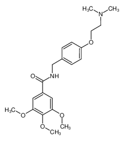 Picture of N-[[4-[2-(dimethylamino)ethoxy]phenyl]methyl]-3,4,5-trimethoxybenzamide