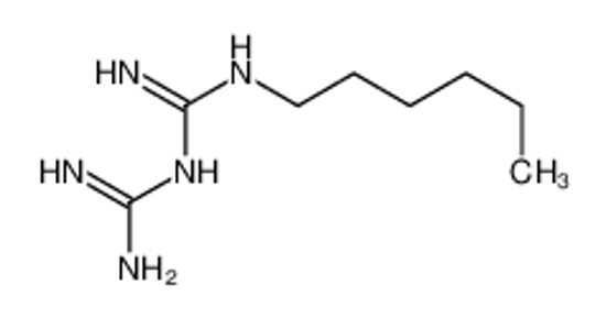 Picture of 1-(diaminomethylidene)-2-hexylguanidine
