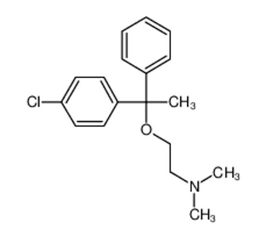 Picture of 2-[1-(4-chlorophenyl)-1-phenylethoxy]-N,N-dimethylethanamine