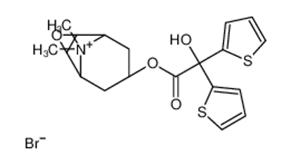 Imagem de (1S,2R,4S,5S,7R)-7-[2-Hydroxy(di-2-thienyl)acetoxy]-9,9-dimethyl-3-oxa-9-azoniatricyclo[3.3.1.0<sup>2,4</sup>]nonane bromide
