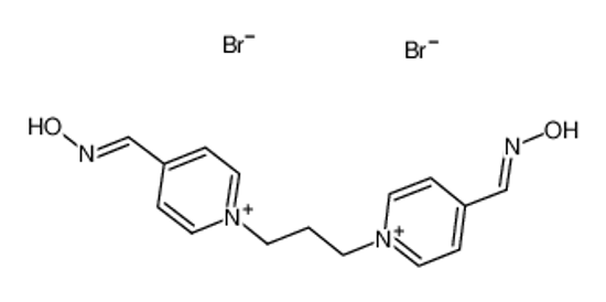 Picture of oxo-[[1-[3-[4-(oxoazaniumylmethylidene)pyridin-1-yl]propyl]pyridin-4-ylidene]methyl]azanium,dibromide