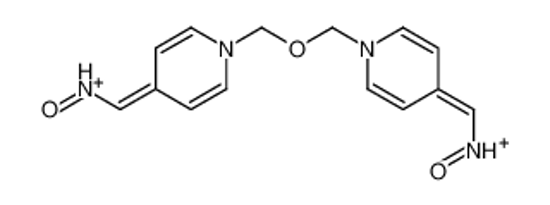 Picture of oxo-[[1-[[4-(oxoazaniumylmethylidene)pyridin-1-yl]methoxymethyl]pyridin-4-ylidene]methyl]azanium