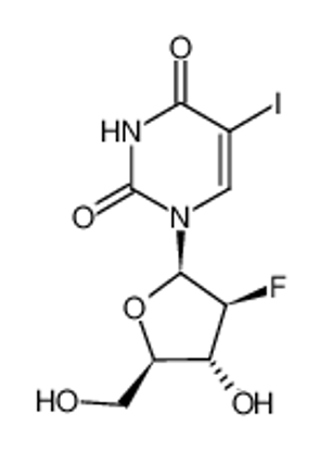 Изображение 1-(2-Deoxy-2-fluoro-β-D-arabinofuranosyl)-5-iodouracil