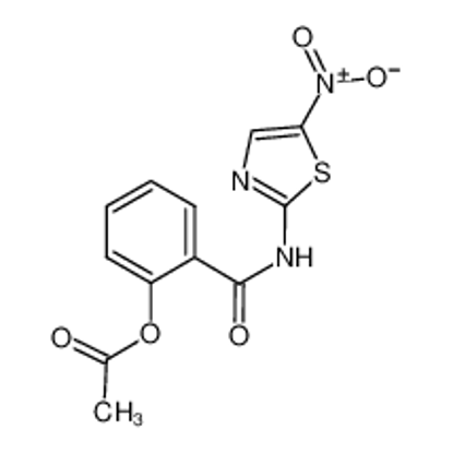 Picture of [2-[(5-nitro-1,3-thiazol-2-yl)carbamoyl]phenyl] acetate