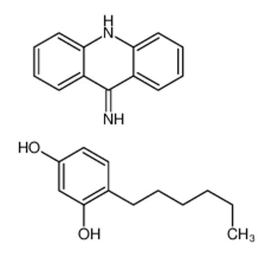 Imagem de acridin-9-amine,4-hexylbenzene-1,3-diol