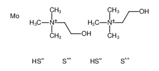 Picture of bis(sulfanylidene)molybdenum,2-hydroxyethyl(trimethyl)azanium,sulfanide